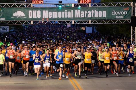 Okc memorial marathon - Apr 29, 2023 · Oklahoma City Memorial Marathon. Saturday, April 29, 2023 at 07:00 AM to Sunday, April 30, 2023. Registration is closed, event is in the past. Oklahoma City hosts the Oklahoma City Memorial Marathon as a tribute to those who were killed, those who survived and those changed forever. It also supports the privately owned and operated Oklahoma ... 